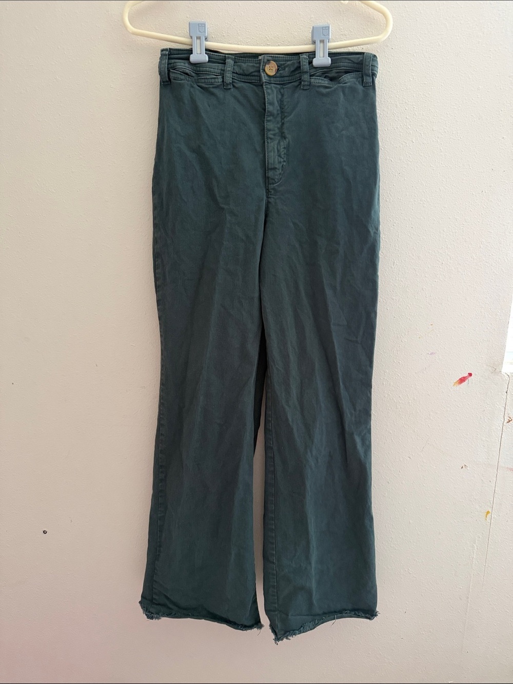 Marine Layer Teal Straight-Leg Pants - Picture 4 of 6